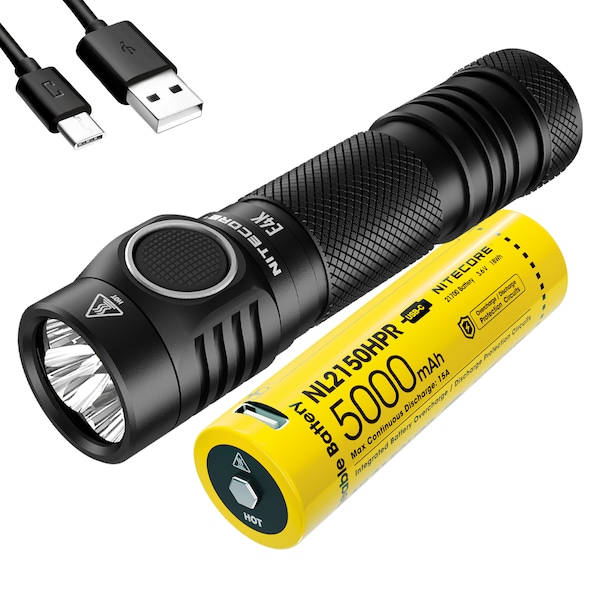 Nitecore E4K Next Generation 21700 Compact EDC Flashlight E4K - main